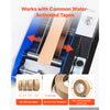 VEVOR Water-Activated Tape Dispenser, Automatic Kraft Gummed Tape Dispenser, 100–995mm Adjustable Length, 40–100mm Tape Width, 110V Electric Water-Activated Tape Cutter for Carton Sealing, Box Packing