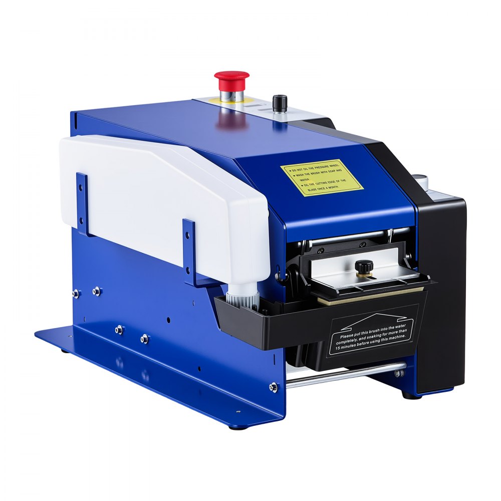 VEVOR Water-Activated Tape Dispenser, Automatic Kraft Gummed Tape Dispenser, 100–995mm Adjustable Length, 40–100mm Tape Width, 110V Electric Water-Activated Tape Cutter for Carton Sealing, Box Packing
