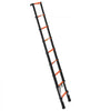 VEVOR Telescoping Ladder, 8.5 ft Extension Ladder One-Button Retraction, Heavy-Duty 330 lbs Capacity, for Home Repairs, Painting, Window Cleaning and RV, Aluminum, Anti-Slip Steps, Orange & Black