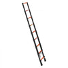 VEVOR Telescoping Ladder, 8.5 ft Extension Ladder Multi-Button Retraction, Heavy-Duty 330 lbs Capacity, for Home Repairs, Painting, Window Cleaning and RV, Aluminum, Anti-Slip Steps, Orange & Black