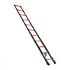 VEVOR Telescoping Ladder, 10.5 ft Extension Ladder One-Button Retraction, Heavy-Duty 330 lbs Capacity, for Home Repairs, Painting, Window Cleaning and RV, Aluminum, Anti-Slip Steps, Orange & Black