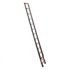 VEVOR Telescoping Ladder, 12.5 ft Extension Ladder Multi-Button Retraction, Heavy-Duty 330 lbs Capacity, for Home Repairs, Painting, Window Cleaning and RV, Aluminum, Anti-Slip Steps, Orange & Black