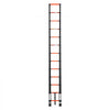 VEVOR Telescoping Ladder, 12.5 ft Extension Ladder Multi-Button Retraction, Heavy-Duty 330 lbs Capacity, for Home Repairs, Painting, Window Cleaning and RV, Aluminum, Anti-Slip Steps, Orange & Black