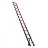 VEVOR Telescoping Ladder, 12.5 ft Extension Ladder Multi-Button Retraction, Heavy-Duty 330 lbs Capacity, for Home Repairs, Painting, Window Cleaning and RV, Aluminum, Anti-Slip Steps, Orange & Black
