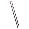 VEVOR Telescoping Ladder, 10.5 ft Extension Ladder Multi-Button Retraction, Heavy-Duty 330 lbs Capacity, for Home Repairs, Painting, Window Cleaning and RV, Aluminum, Anti-Slip Steps, Orange & Black