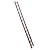 VEVOR Telescoping Ladder, 12.5 ft Extension Ladder One-Button Retraction, Heavy-Duty 330 lbs Capacity, for Home Repairs, Painting, Window Cleaning and RV, Aluminum, Anti-Slip Steps, Orange & Black