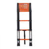 VEVOR Telescoping Ladder, 12.5 ft Extension Ladder One-Button Retraction, Heavy-Duty 330 lbs Capacity, for Home Repairs, Painting, Window Cleaning and RV, Aluminum, Anti-Slip Steps, Orange & Black