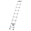 VEVOR Telescoping Ladder, 8.5FT Aluminum Lightweight Extension Ladder, One-button Retraction Collapsible Ladder, 375 LBS Capacity with Non-slip Feet, Portable Compact Ladders for Home, RV, Loft