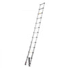 VEVOR 12.5ft Telescoping Ladder, Aluminum Lightweight Multi-Purpose Collapsible Extension, One-Touch Retraction Ladder, Heavy Duty 330LBS Max Capacity with Non-Slip Feet, for Home, Outdoor Work, Loft