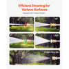 VEVOR Pressure Washer Telescoping Wand, 18 ft, 4000 psi, Telescopic Spray Wand with Power Washer Extension Wands, Gutter Cleaner, Brush Head, 5 Spray Nozzle Tips, Adapter and Adjustable Support Belt