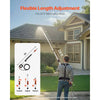 VEVOR Pressure Washer Telescoping Wand, 24 ft, 4000 psi, Telescopic Spray Wand with Power Washer Extension Wands, Gutter Cleaner, Brush Head, Pivoting Coupler, 7 Spray Nozzles and Support Harness