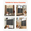 VEVOR RV Screen Door Protector, Adjusts from 22 to 31.5 inch, Adjustable Door Grille, Easy to Install, Reinforced Breathable Honeycomb Holes, Iron Camper RV Entry Protector for Pet Protection, Black
