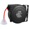 VEVOR Retractable Extension Cord Reel, 50 FT, Heavy Duty 14AWG/3C SJTOW Retractable Power Cord with Lighted Triple Tap Outlet, 13 Amp Circuit Breaker 180° Swivel Bracket for Ceiling or Wall Mount