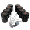 VEVOR DWC Hydroponic System, 5 Gallon 8 Buckets, Deep Water Culture Growing Bucket, Hydroponics Grow Kit with Pump, Air Stone and Water Level Device, for Indoor/Outdoor Leafy Vegetables