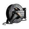VEVOR Pressure Washer Hose Reel, 50 ft x 3/8 inch Retractable Power Heavy-Duty Steel Washer Hose Reel, 4000PSI Max, Auto-Rewinding, Flexible Wall/Floor Mounted for Car Washing,Garden,Floor Cleaning