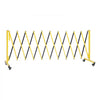 VEVOR Industrial Expandable Barricade, 13FT Expandable Safety Barrier, Flaxible Mobile Barricade with Locking Casters, Portable Folding Security Gate Traffic Fence for Driveway Warehouse Elevator