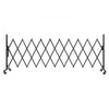VEVOR Expandable Barricade, 11FT Expandable Safety Barrier, Flexible Mobile Barricade with Locking Casters, Portable Folding Security Gate Metal Traffic Fence for Patio Garden Stairway