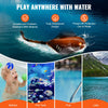 VEVOR Remote Control Manta Ray Toy, 2.4GHz High Simulation Robot Manta Ray with Light, 2 Rechargeable Batteries, for Pool, Bathtub or Lake, Swimming RC Boat Toy for 6+ Year Old Boys and Girls Gift
