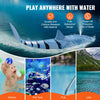 VEVOR Remote Control Shark Toy, 2.4GHz High Simulation Shark RC Boat for Swimming Pool Bathroom, Electric RC Shark Fish Toy with 2 Batteries, Light & Spray Water Function for 6+ Year Old Boys & Girls