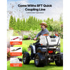 VEVOR ATV Spot Sprayer 15.9 Gal/60L 12V Pump ATV/UTV Broadcast Sprayer, for Garden Farm, 1.9 GPM Flow Rate, Adjustable 0-72 PSI, Weed Spray with Brass Nozzle, Boom, Water Tank, 20 ft Hose, White