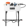VEVOR ATV Spot Sprayer 15.9 Gal/60L 12V Pump ATV/UTV Broadcast Sprayer, for Garden Farm, 1.9 GPM Flow Rate, Adjustable 0-72 PSI, Weed Spray with Brass Nozzle, Boom, Water Tank, 20 ft Hose, White