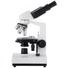 VEVOR Binocular Microscope, 40-5000X Magnification, Professional Compound Microscope for Adult with Dual Stage and Two Sets of Eyepieces, Aluminum Alloy Body, Includes LED Light and Phone Holder
