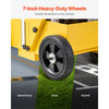 VEVOR Striping Line Marking Machine, 24 x 13 x 35.4 inch, 4-Wheel, Heavy Duty Striping Line Machine with 2-4 inch Adjustable Width, Make Clear Edge Line for Roads, Parking Lots, Sports Field, Yellow