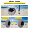 VEVOR Beach Balloon Wheels, 16" Replacement Sand Tires, TPU Cart Tires for Kayak Dolly, Canoe Cart and Buggy with Free Air Pump, 2-Pack