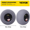 VEVOR Beach Balloon Wheels, 13\" Replacement Sand Tires with 32\" Stainless Steel Axle, TPU Cart Tires for Kayak Dolly, Canoe Cart and Buggy with Free Air Pump, 2-Pack