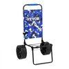 VEVOR Beach Dolly with Big Wheels for Sand, 15.4" x 15.7" Cargo Deck, w/ 10" PE Solid Wheels, 69LBS Loading Capacity Folding Sand Cart, Heavy Duty Cart for Picnic, Camping, Fishing, Beach, Gardening