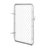 VEVOR Chain Link Fence Gate, 32 x 46 in, Adjustable Chain Link Fence Panel, Fit 2-4 ft (W) x 4 ft (H) Garden Fence Gate Opening, Rust-Resistant Galvanized Fencing Gate for Farm Posts Not Included