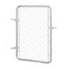 VEVOR Chain Link Fence Gate, 32 x 46 in, Adjustable Chain Link Fence Panel, Fit 2-4 ft (W) x 4 ft (H) Garden Fence Gate Opening, Rust-Resistant Galvanized Fencing Gate for Farm Posts Not Included