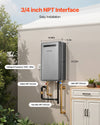 3/4 inch NPT interface installation diagram and dimensions