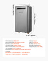 Product dimensions and specifications overview (JSW38-20L-B)