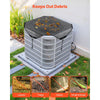 VEVOR Air Conditioner Cover for Outside Units, 36 x 36 inch Central AC Cover for Air Conditioning Unit, Top Universal Mesh Defender Tear-Resistant Easy Install for Outdoor Outside All Seasons, Black