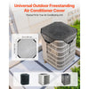 VEVOR Air Conditioner Cover for Outside Units, 32 x 32 inch Central AC Cover for Air Conditioning Unit, Top Universal Mesh Defender Tear-Resistant Easy Install for Outdoor Outside All Seasons, Black