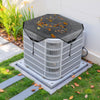 VEVOR Air Conditioner Cover for Outside Units, 32 x 32 inch Central AC Cover for Air Conditioning Unit, Top Universal Mesh Defender Tear-Resistant Easy Install for Outdoor Outside All Seasons, Black