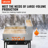 VEVOR Maple Syrup Evaporator Pan, 35 Gallon, 509 Cups of 8.8oz Maple Syrup, Flat Evaporator Pan with Thermometer, 2 Valves and 3 Heating Methods, Stainless Steel Maple Syrup Pan for Home, Outdoor