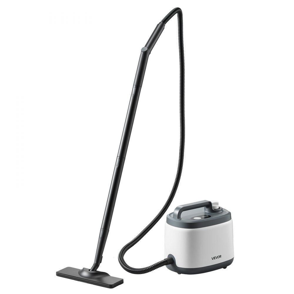 VEVOR Steam Cleaner, 51 oz Tank, Steamer for Cleaning with 19 Accessories, Extended Power Cord and Hose, Portable Handle, Fast Heating, Powerful Canister Steam Cleaner for Home, Car Detailing, Floors