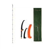 VEVOR Manual Pole Saw, 4.46-26.4 ft Extendable Tree Pruner, Sharp 65Mn Steel Blade, Lightweight Fiberglass Handle Pole, Two Double-Hook Saws for High Branch Trimming, Pruning Tool for Palms, Shrubs