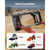 VEVOR 1/2 in Skid Steer Mount Plate, Universal Quick Attach Mount Plate, Cut Out Design, Easy to Bolt, 6000lbs Capacity, Heavy Duty Loader Plates Compatible with Kubota Bobcat Skid Steers & Tractors