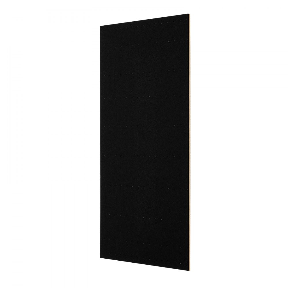 VEVOR Wood Wall Panels, 47.2 x 23.6 in, Acoustic Slat Panels, Oak Finish, Sound Absorbing for Living Rooms, Bedrooms, Offices, Studios, Interior Wall Decor, MDF & PET Construction, Screw Kit, 6-Pack