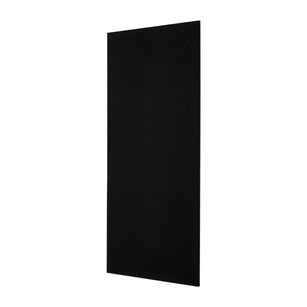 VEVOR Wood Wall Panels, 47.2 x 23.6 in, Acoustic Slat Panels, Black Oak, Sound Absorbing for Living Rooms, Bedrooms, Offices, Studios, Interior Wall Decor, MDF & PET Construction, Screw Kit, 6-Pack