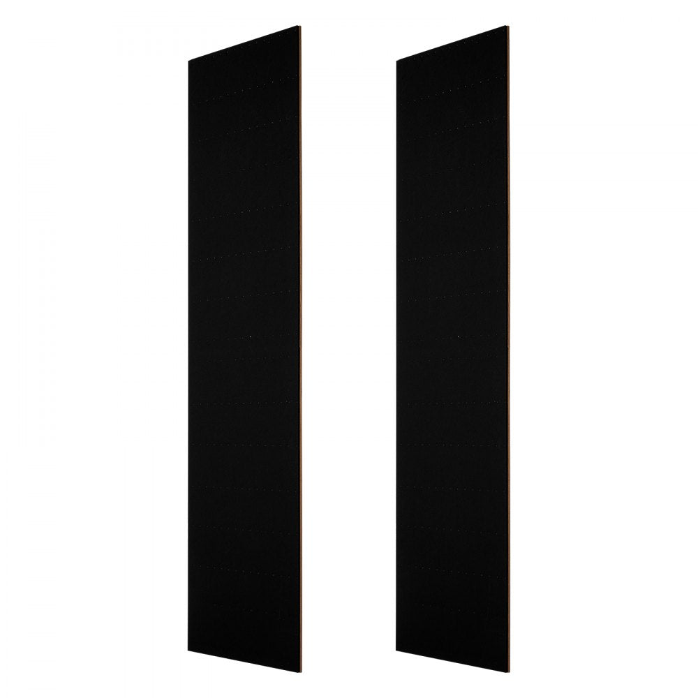VEVOR Wood Wall Panels, 94.5 x 23.6 inches, Acoustic Slat Panels, Walnut, Sound Absorbing for Living Rooms, Bedrooms, Offices, Studios, Interior Wall Decor, MDF & PET Construction, Screw Kit, 2-Pack