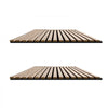 VEVOR Wood Wall Panels, 94.5 x 23.6 in, Acoustic Slat Panels, Oak Finish, Sound Absorbing for Living Rooms, Bedrooms, Offices, Studios, Interior Wall Decor, MDF & PET Construction, Screw Kit, 2-Pack