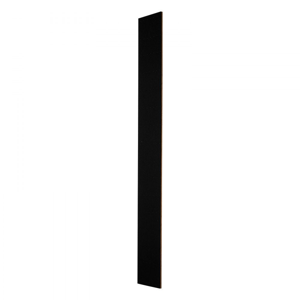 VEVOR Wood Wall Panels, 96.1 x 11 inches, Acoustic Slat Panels, Black Oak, Sound Absorbing for Living Rooms, Bedrooms, Offices, Studios, Interior Wall Decor, MDF & PET Construction, Screw Kit, 4-Pack