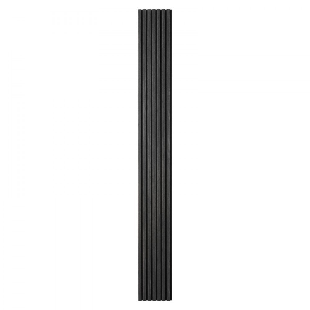 VEVOR Wood Wall Panels, 96.1 x 11 inches, Acoustic Slat Panels, Black Oak, Sound Absorbing for Living Rooms, Bedrooms, Offices, Studios, Interior Wall Decor, MDF & PET Construction, Screw Kit, 4-Pack