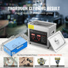 VEVOR Ultrasonic Cleaner with Digital Timer & Heater, Professional Ultra Sonic Jewelry Cleaner, Stainless Steel Heated Cleaning Machine for Glasses Watch Rings Small Parts Circuit Board (3L)