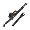 VEVOR Retractable Ratchet Straps, 2 in x 10 ft, Tie Down Straps with S Hooks, 3033 lbs Break Strength, 2 Soft Loops, Tie Down Ratcheting for Moving, Trailers, Motorcycles, Kayaks, Car Roof, 2 Pack