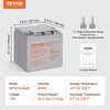 VEVOR Rechargeable AGM Marine Battery, 12V 40AH, with 400A Discharge Current, Ideal for Mobility Scooters, Electric Wheelchairs, Go-Karts, and e-Bikes